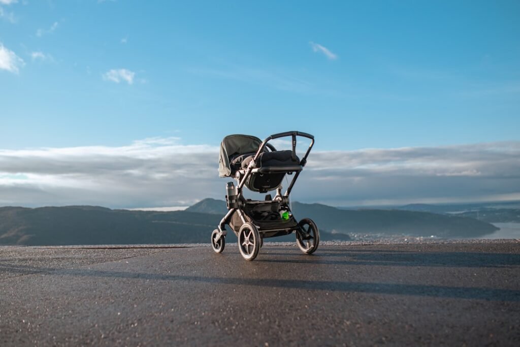 Parent and child shopping together